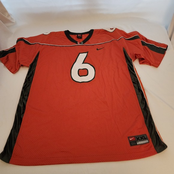 Miami Hurricanes Football Jersey Mens XXL NCAA College 90s Throwback Vintage - Picture 1 of 12